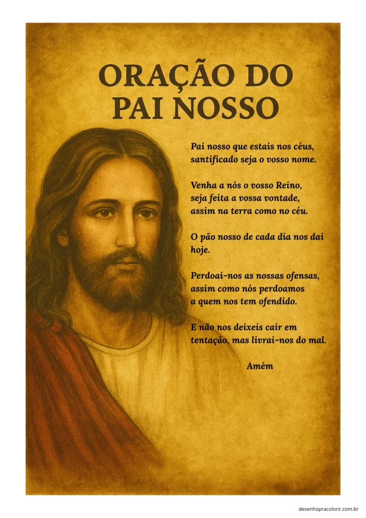 Oração Do Pai Nosso Para Imprimir